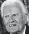  ?? FOTO: AFP ?? Evangelist Billy Graham ist mit 99 Jahren gestorben.