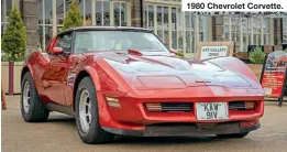  ?? ?? 1980 Chevrolet Corvette.