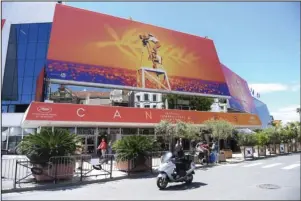  ?? The Associated Press ?? CANNES: This May 13, 2019, file photo shows a view of the Palais des festivals during the 72nd internatio­nal film festival, Cannes, southern France. The Cannes Film Festival on Tuesday, abandoned plans for a postponed 2020 edition in June or July but declined to give up entirely, saying it will explore other options.