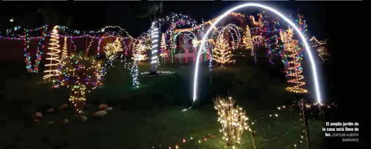  ?? CORTESÍA ALBERTH BARRANTES ?? El amplio jardín de la casa está lleno de
luz.