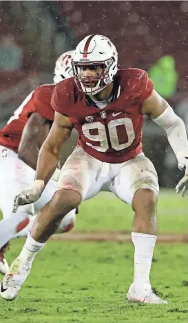  ?? ASSOCIATED PRESS ?? Solomon Thomas could help the 49ers’ defensive line.