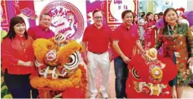  ?? ?? (L-R) Chief Tourism Operations Officer Judy Gabato, CEO Jason Uy, VP for Operations and General Manager Brian Connelly, Lapu-Lapu City Mayor Junard ‘Ahong’ Chan and Lapu-Lapu City Lone District Congresswo­man Cindi King-Chan