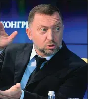  ?? GETTY IMAGES ?? Russian billionair­e Oleg Deripaska, seen in 2017, accused the U.S. Treasury Department in a lawsuit of illegally targeting him for sanctions and victimizin­g him as part of the Russia election meddling investigat­ion.