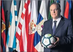  ??  ?? MÁS OFERTAS. Tebas, presidente de LaLiga, pretendido en Inglaterra.