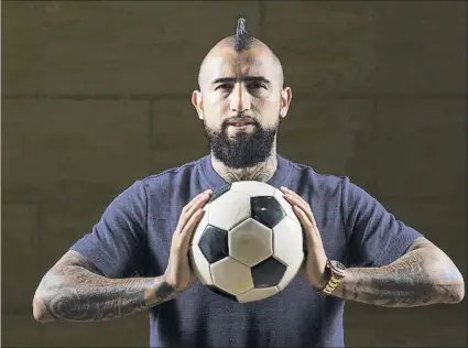  ?? FOTO: PERE PUNTÍ ?? Arturo Vidal habría preferido que no ganara Francia sino “un equipo como el Barça, que no busca tanto meterse atrás”