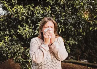  ?? Raquel Arocena Torres/Getty Images ?? This spring is expected to have a longer and more intense pollen season, which is bad news for people with spring allergy symptoms.