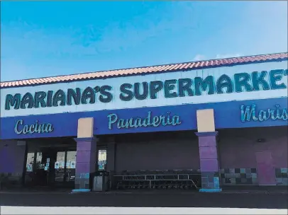  ?? Sandy Lopez ?? Las Vegas Review-journal Mariana’s Supermarke­ts will open a fifth location in the valley near the intersecti­on of Jones Boulevard and U.S. Highway 95 during the first quarter of 2018, according to city records.