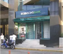  ??  ?? ROBINSONS BANK Corp. wants authority to accept credit and debit card payments.