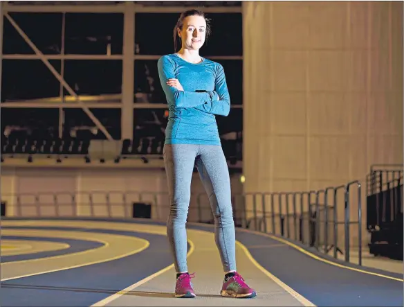  ??  ?? REDEMPTION: Laura Muir has risen to fifth in the 1500m world rankings and aims to put her Glasgow 2014 disappoint­ment behind her at the World Championsh­ips