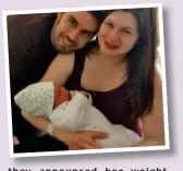  ??  ?? JENNA MAXWELL, 33, is a PR consultant from Edinburgh. Married to husband Tom, their daughter Sabrina, now two, weighed 9lb 12oz.