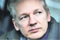  ??  ?? Julian Assange fears Sweden would extradite him to the United States over his website's leaking of diplomatic cables and other classified documents.