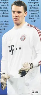  ??  ?? NEUER