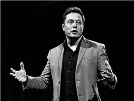  ?? RINGO H.W. CHIU/AP 2015 ?? Elon Musk, a founder of Tesla Motors and SpaceX, seeks to bridge the future gap between supercompu­ters and man.