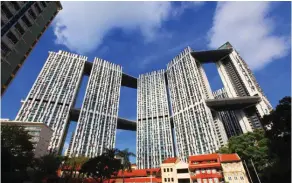  ?? THE EDGE SINGAPORE ?? At least eight 5-room flats at Pinnacle @ Duxton have transacted for more than a million dollars so far this year