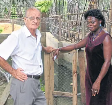  ??  ?? The Mary Slessor Foundation’s Dr Lawrie Mitchell in Nigeria with his wife Eme.