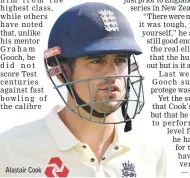  ??  ?? Alastair Cook