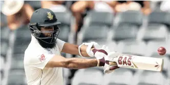  ??  ?? SOUTH Africa’s Hashim Amla at the Wanderers yesterday. | AP Photo THEMBA HADEBE