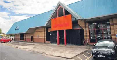  ?? Picture: Steve MacDougall. ?? Former B&amp;Q site at St Catherine’s Retail Park, Perth, will be redevelope­d.