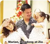  ??  ?? Marian, Dingdong at Zia