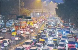  ?? RAJ K RAJ/HT FILE PHOTO ?? The government did not mention the status of a tunnel planned to decongest the Ashram Chowk, one of the busiest intersecti­ons in the city.