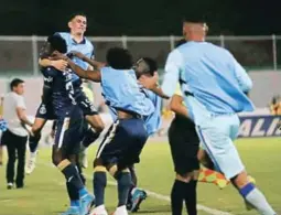  ?? ?? Motagua paró racha de 3 juegos
JÚBILO. Jonathan Núñez celebra el gol que significó el triunfo de Motagua sobre Real España.