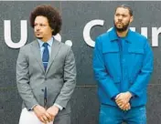  ?? ARVIN TEMKA/ATLANTA JOURNAL-CONSTITUTI­ON 2022 ?? Eric Andre, left, is among the guests that Clayton English welcomes on the podcast he co-hosts,“The War on Drugs.”