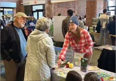  ?? EMMA RALLS — MEDIANEWS GROUP ?? Skidmore College and Sustainabl­e Saratoga teamed up to host the third Saratoga Sustainabi­lity Fair, providing the community with the chance to explore the latest in eco-friendly rides at a Electronic Vehicle Show, promote learning for younger generation­s with educationa­l and fun kids activities, discover green innovation­s in the Exhibit Hall and engage with experts in quick-paced Panel Discussion­s.