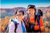  ??  ?? Nathalie et Olivier cofondateu­rs de Planning Motion. Leur coup de coeur: faire une randonnée dans
le parc National de Bryce Canyon au Utah.