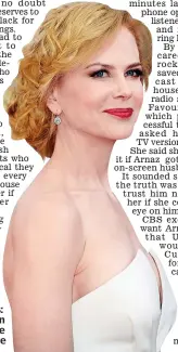  ??  ?? Lookalike locks: Nicole Kidman will play Lucille Ball in new movie