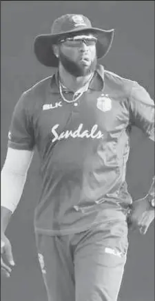  ?? ?? West Indies captain, Kieron Pollard