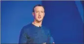  ?? AFP ?? Mark Zuckerberg, Facebook CEO