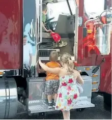  ?? SPECIAL TO THE EXAMINER ?? The Canadian Canoe Museum's Touch a Truck event is coming up on Sunday. The fundraiser offers kids and families a chance to see and explore large vehicles, including fire trucks and constructi­on equipment.