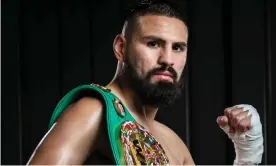  ??  ?? José Ramírez holds the WBC and WBO light-welterweig­ht championsh­ips. Photograph: Courtesy of Top Rank