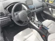  ?? STAFF PHOTO BY MARK KENNEDY ?? The interior of the Mitsubishi Eclipse Cross has a tasteful two-tone color scheme.