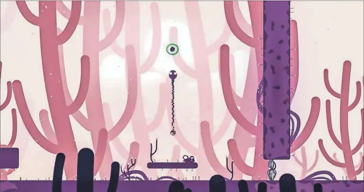  ??  ?? Winning the game: Semblance, the game developed by university friends Cukia Kimani and Ben Myres