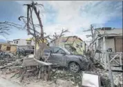  ?? REUTERS ?? Aftermath of Irma on Sint Maarten on Thursday.