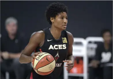 ?? Phelan M. Ebenhack The Associated Press ?? Aces star Angel Mccoughtry was chosen No. 1 overall by the Atlanta Dream in 2009.