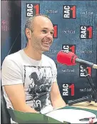  ??  ?? Andrés Iniesta elogió a Valverde en RAC1