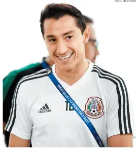  ??  ?? Andrés Guardado, ayer en la conferenci­a