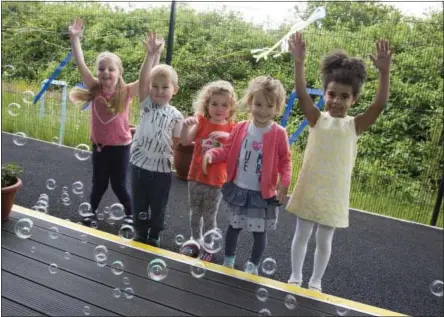  ??  ?? Youngsters are now benefiting from a new early learning centre after £3m investment