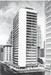  ?? Lloyd Morgan & Jones, AIA ?? An architectu­ral rendering of planned renovation of the Melrose Building in 1969.