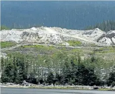  ?? ROBIN ROWLAND/NATIONAL POST FILES ?? The KM LNG site at Bish Cove, Douglas Channel, Kitimat, on June 19, 2013. Apache and Chevron, partners in KM LNG are building a liquefied natural gas terminal at Bish Cove.