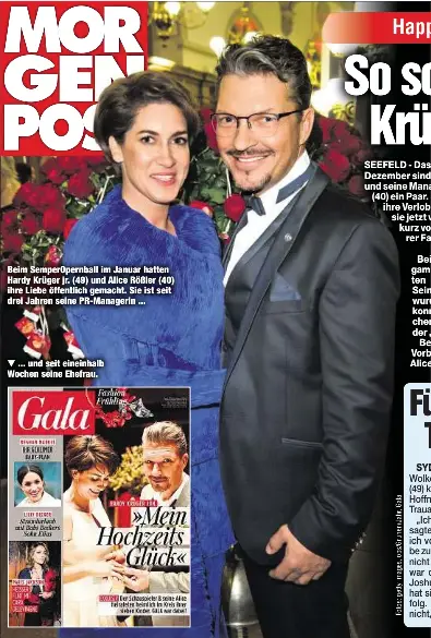 So Schon War Hardy Krugers Hochzeit Pressreader