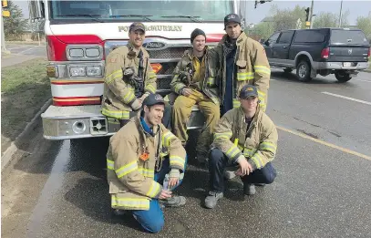  ??  ?? In Damian Asher’s new book, he recounts the harrowing details of the work firefighte­rs did to battle wildfires threatenin­g Fort McMurray.