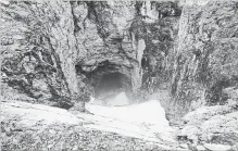  ?? CATHERINE HICKSON THE CANADIAN PRESS ?? The cave in a remote valley in Wells Gray Provincial Park is hard to measure. Initial examinatio­ns show it is at least 135 metres deep.