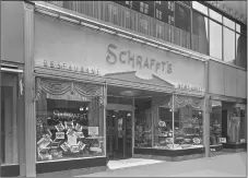  ?? Gottscho-Schleisner Collection, Prints and Photograph­y Division, Library of Congress ?? Schrafft’s on Madison Avenue near 59th St. in New York City in 1940.