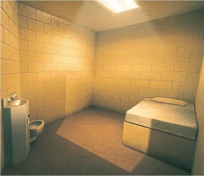  ?? SIMWAVE PHOTOS ?? Ottawa-based SimWave created a prison seclusion-room scenario so staff can understand what it feels like.