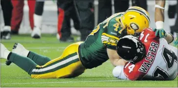  ?? Bruce Edwards/postmedia News ?? Linebacker J.C. Sherritt has agreed to a three-year deal to stay with the Edmonton Eskimos.