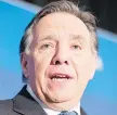  ??  ?? François Legault