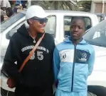  ?? ?? MUMMY’S BOY: Mma Tebogo with a 12-year-old Letsile